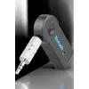 Kablosuz Bluetooth Aux Araç Kiti Siyah Hafıza Kartlı