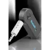 Kablosuz Bluetooth Aux Araç Kiti Siyah Hafıza Kartlı