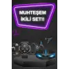 Kablosuz Bluetooth Bağlantılı Kulaklık ve Dokunmatik Ekran Akıllı Saat Arama Cevaplama