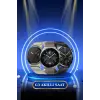 Kablosuz Bluetooth Bağlantılı Kulaklık ve Dokunmatik Ekran Akıllı Saat Arama Cevaplama