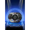 Kablosuz Bluetooth Bağlantılı Kulaklık ve Dokunmatik Ekran Akıllı Saat Arama Cevaplama