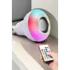 Kablosuz Bluetooth Hoparlör Led Lamba