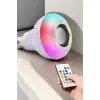 Kablosuz Bluetooth Hoparlör Led Lamba