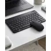Kablosuz Bluetooth Klavye Mouse Seti Wireless Sessiz İnce Tasarım Çoklu Uyumlu