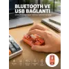 Kablosuz Bluetooth Mouse Şık ve Sessiz Ofis Tasarımı Yeni Nesil
