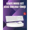 Kablosuz Klavye Mouse Takımı - Ergonomik, Sessiz ve Enerji Tasarruflu