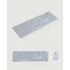 Kablosuz Klavye ve Mouse Seti - Ergonomik Tasarım Sessiz Kullanım Geniş Uyumluluk