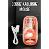 Kablosuz Mouse Fare 5.0 Bluetooth Bağlantılı USB Girişli