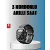 Kablosuz Şarjlı Akıllı Saat Ultra İnce Tasarım