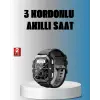 Kablosuz Şarjlı Akıllı Saat Ultra İnce Tasarım