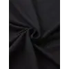 Kadın Kısa Kol Yazlık Tişört Bisiklet Yaka Baskılı Oversize T-Shirt - Siyah