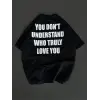 Kadın Baskılı T-Shirt Kısa Kol Bisiklet Yaka Regular Fit Rahat Kalıp Günlük Tişört  - Siyah