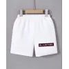 Kadın Beli Lastikli Baskılı Mini Şort - Beyaz