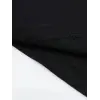 Kadın Tişört Bisiklet yaka kısa kol Eğlenceli Karikatür T-shirt - Siyah