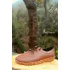 Kadın Casual Babet Ayakkabı Taba Renk