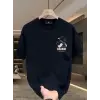 Kadın T-Shirt  GANDHI The Project Baskılı Kısa Kollu tişört - Siyah