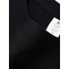 Kadın T-Shirt  GANDHI The Project Baskılı Kısa Kollu tişört - Siyah