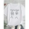 Kadın T-Sirt  Ive Got Your Back Baskılı Kısa kol Tişört - Beyaz