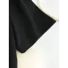 Kadın T-Shirt Ive Got Your Back Basklı tişört - Siyah