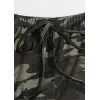 Kadın Kamuflaj Desenli Askılı Crop Top ve Şortlu Gecelik Takım H110440