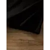 Kadın Tişört Ayı Baskılı Bisiklet Yaka Yazlık Kısa Kol T-shirt - Siyah