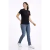 Kadın TÜRKİYE Ay Yıldız Baskılı Taraftar Forma T-Shirt - Siyah