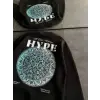 Kadın 3 İplik Pamuklu Bisiklet Yaka Baskılı SweatShirt - Siyah