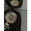 Kadın 3 iplik Pamuklu Bisiklet Yaka Baskılı SweatShirt - Siyah