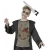 Kafaya Saplanmış Halloween Kanlı Testere Şaka Tacı Bx40