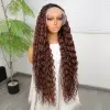 Kahve Karamel Ombreli Fiber Sen Tül Peruk