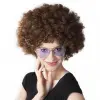 Kahve Renk Kıvırcık Afro Bonus Peruk Bx40