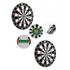 Kaliteli Ahşap Dart Tahtası 12 İnç  4 Dart Ok Seti