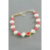 Kalp Kristal İnci Bileklik