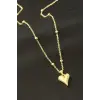 Kalp Şekilli Uçlu Kolye