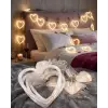 Kalp Şeklinde LED Neon Işık Dekoratif Romantik Oda ve Duvar Lambası