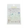 Kalp Yazılı Tattoo Dövme Sticker