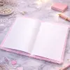 Kalpli Pembe Peluş Defter