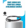 Kamp Lambası Kafa Feneri Kafa Lambası Ayarlanabilir Sensörlü Şarjlı