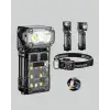 Kamp ve Outdoor İçin LED Far 10 Saat Pil Sensörlü Manyetik