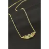 Kanat Nazar Zirkon Taşlı Kolye