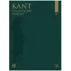 Kant Çalışmaları Dergisi Sayı: 3 - 2024