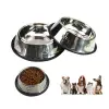 Karamelpet  Pati Desenli Çelik  ve Su Kabı 6 Oz 200 ml 15 cm