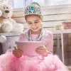 Karlar Ülkesi Mavi Kalpli Taşlı Elsa Tacı Bx40