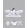 Katlanabilir 4 Kollu LED Ampül 60 Watt 6000 Lumen Beyaz Işık