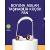Katlanabilir Asılabilir Mini Fan USB Şarjlı 3 Kademeli Sessiz