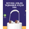 Katlanabilir Asılabilir Mini Fan USB Şarjlı 3 Kademeli Sessiz