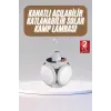Katlanabilir Askılı Kamp Lambası 5 Kanatlı Pratik Güneş Enerjili