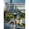 Katlanabilir Profesyonel Görünümlü Kamera Drone