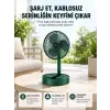 Katlanabilir Şarjlı Mini Fan 3 Kademeli Hız Ayarlı Taşınabilir