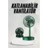 Katlanabilir Teleskopik Şarjlı Fan Masaüstü Soğutucu Vantilatör